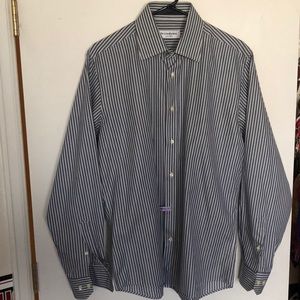 YSL Striped Dress Shirt Size 16